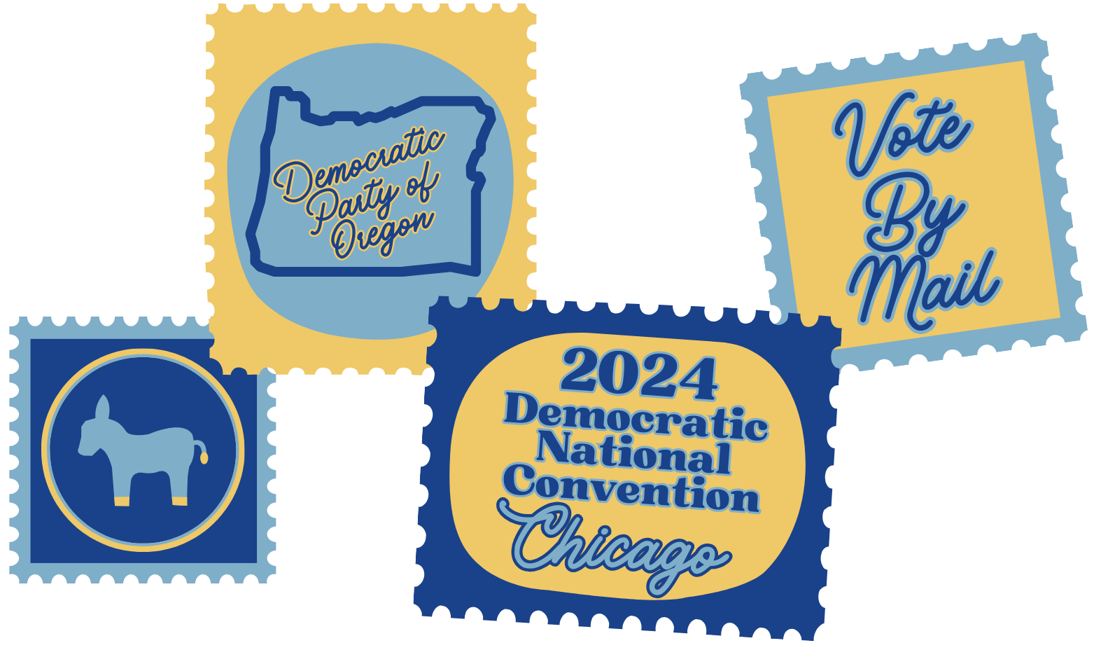 Democratic National Convention 2024 Logo Bess Nataline